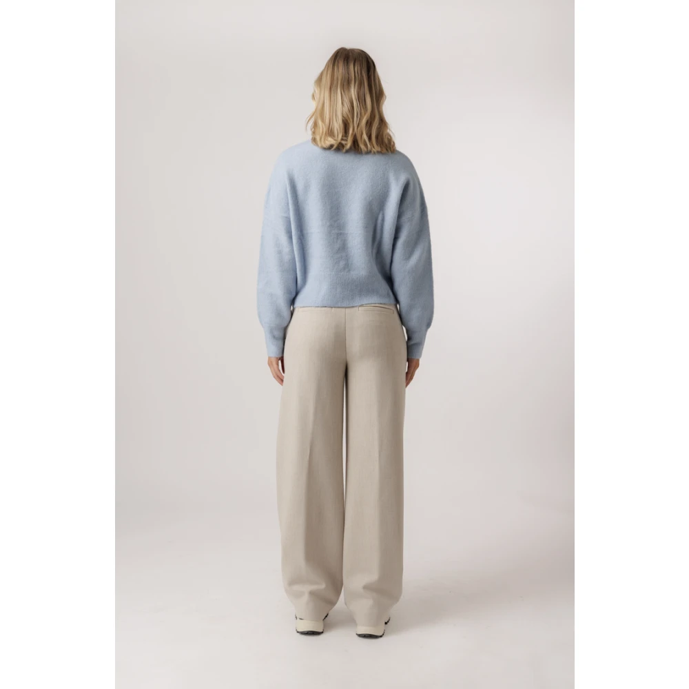 Samsøe Blauwe Geribbelde Coltrui Blue Dames