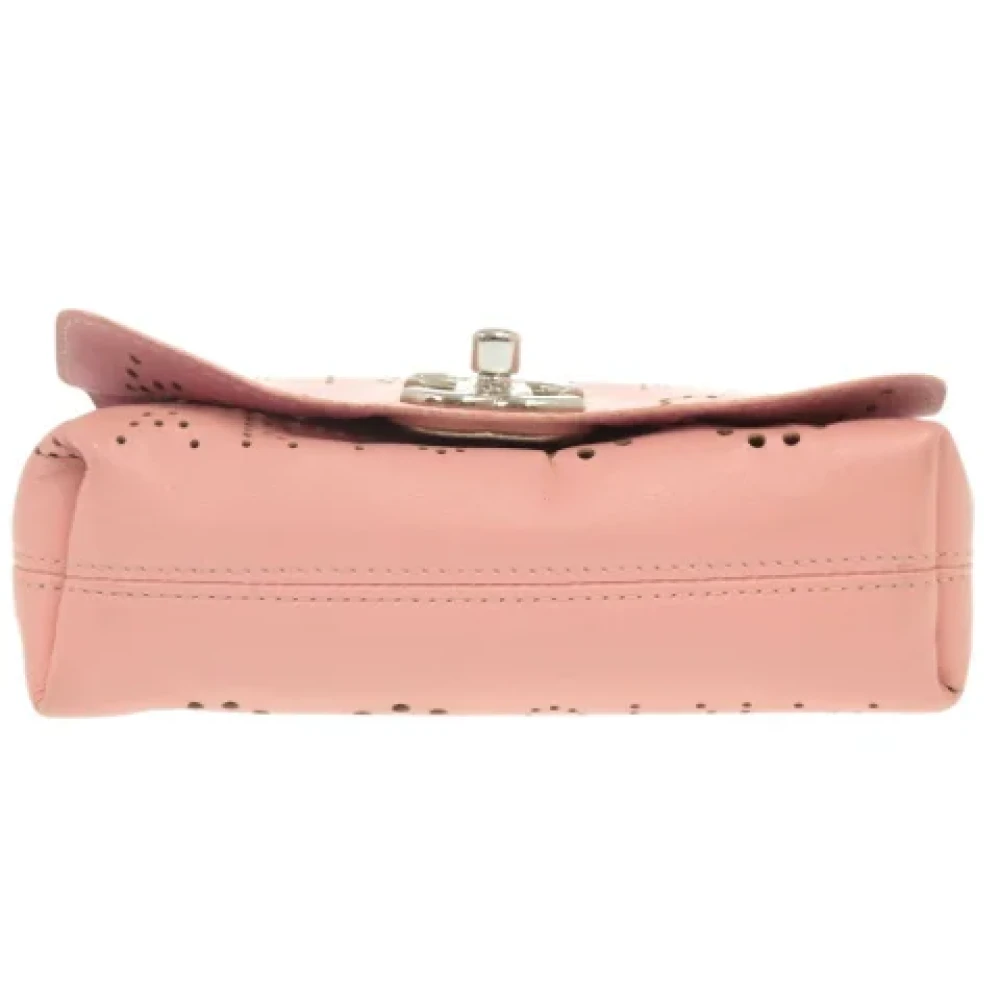 Chanel Vintage Pre-owned Leather shoulder-bags Pink Dames