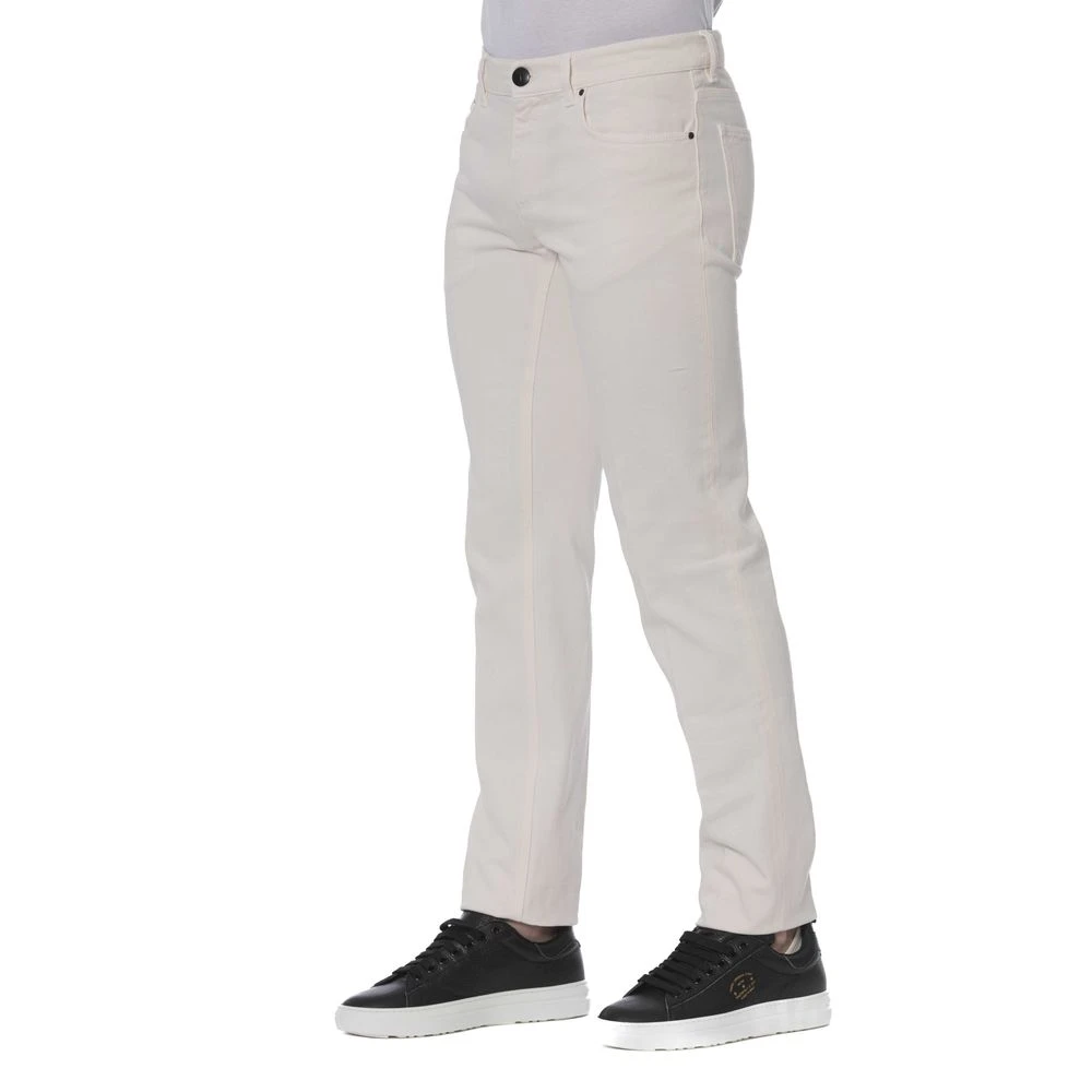 Trussardi Witte Katoenen Jeans & Broek White Heren