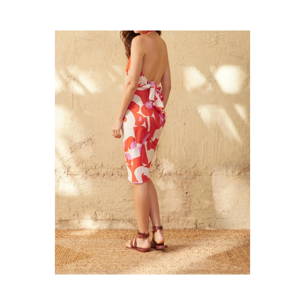 Mare Di Latte Iconische Seventies Pink Katoenen Kimono Multicolor Dames