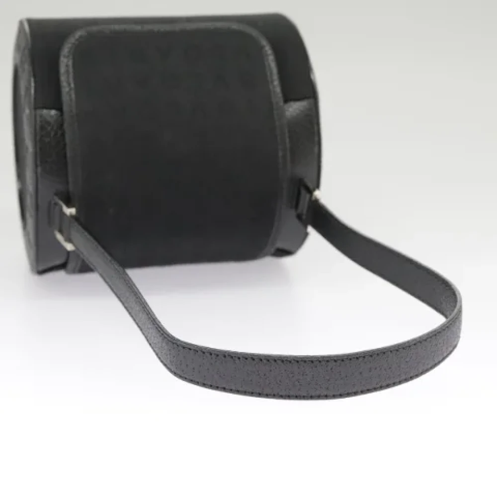 Bvlgari Vintage Pre-owned Canvas handbags Black Dames