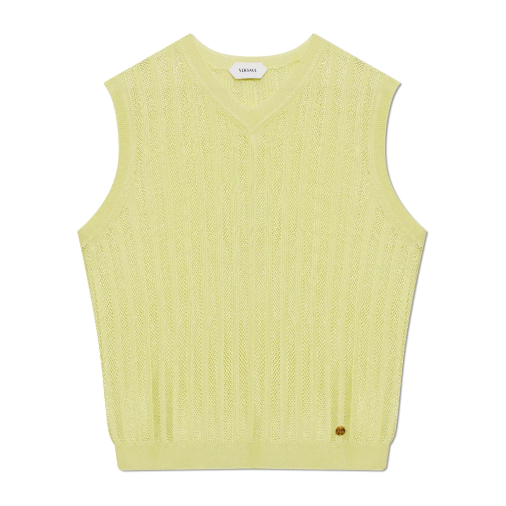 Versace Donna Giallo Maglie, 2XS, New,