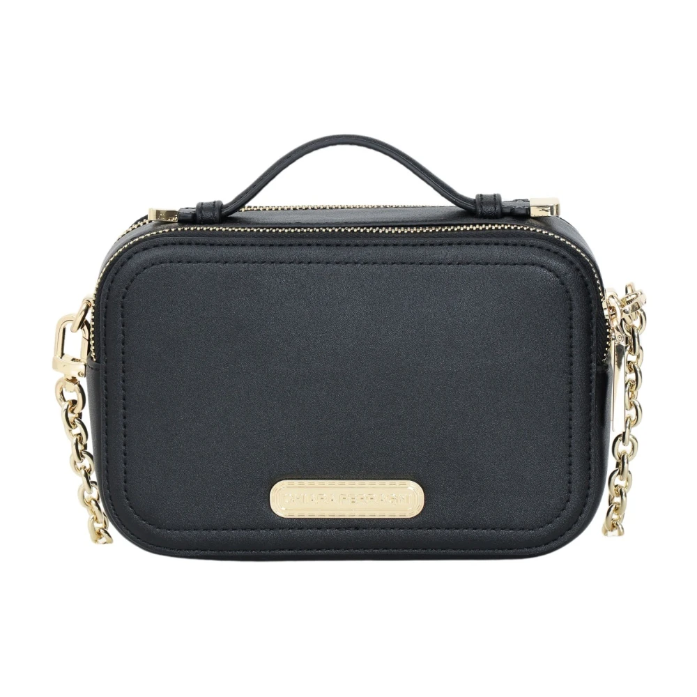Chiara Ferragni Collection Zwarte Schoudertas Eyelike Logo Black Dames