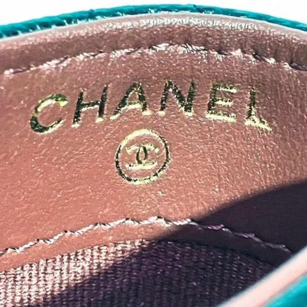 Chanel Vintage Pre-owned Leather home-office Black Dames
