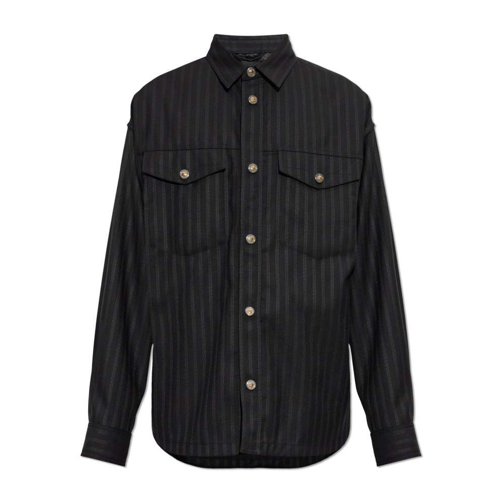 Versace Uomo Nero Magliette, M, New,