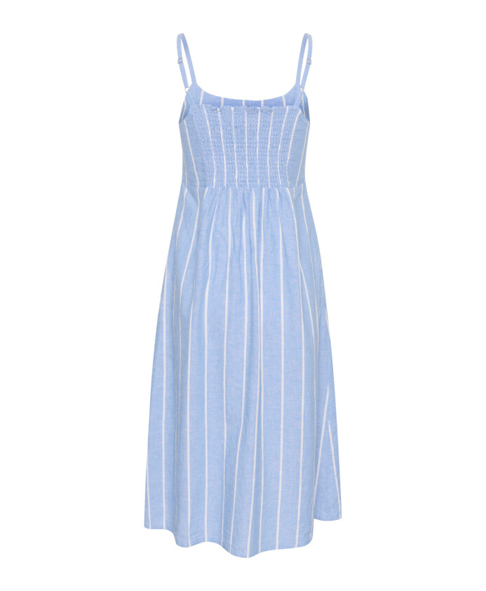 robe-a-rayures-bleues-et-blanches