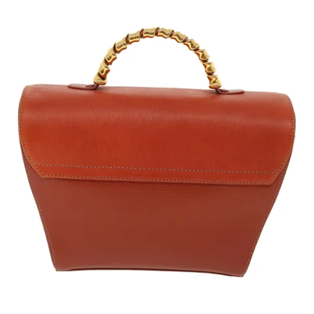 Loewe Pre-owned Leather handbags Red Dames