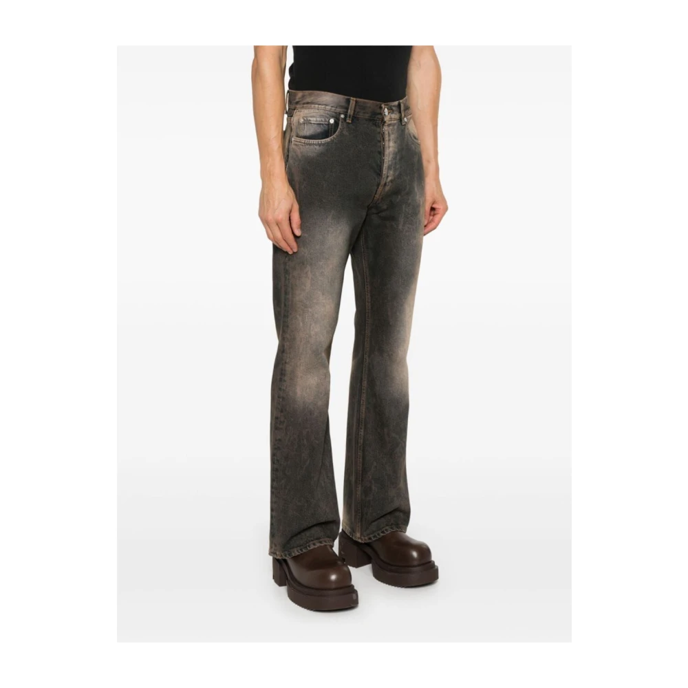 Séfr Vintage Roest-Grijze Bootcut Jeans Brown Heren