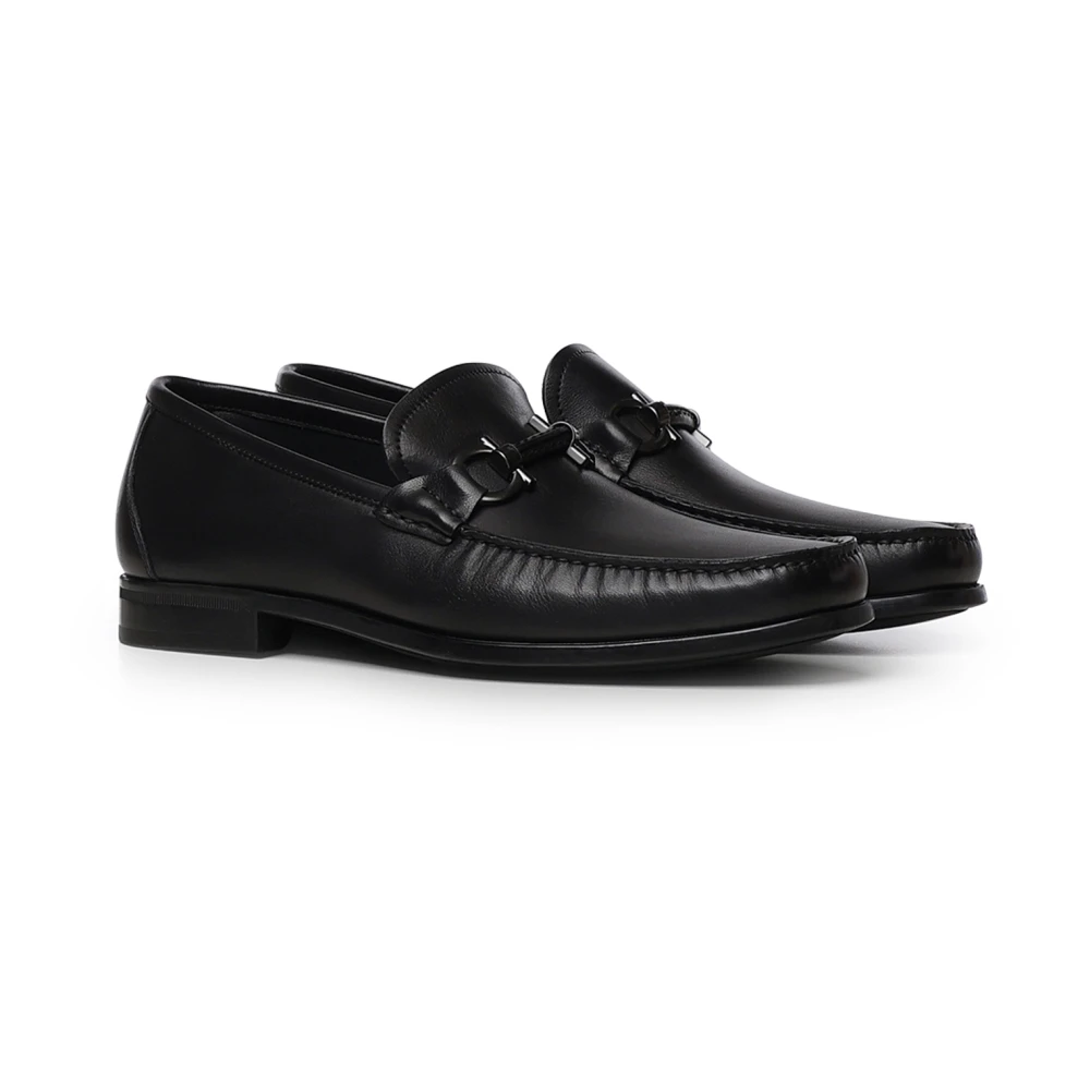 Ferragamo Gancini Versiering Loafers