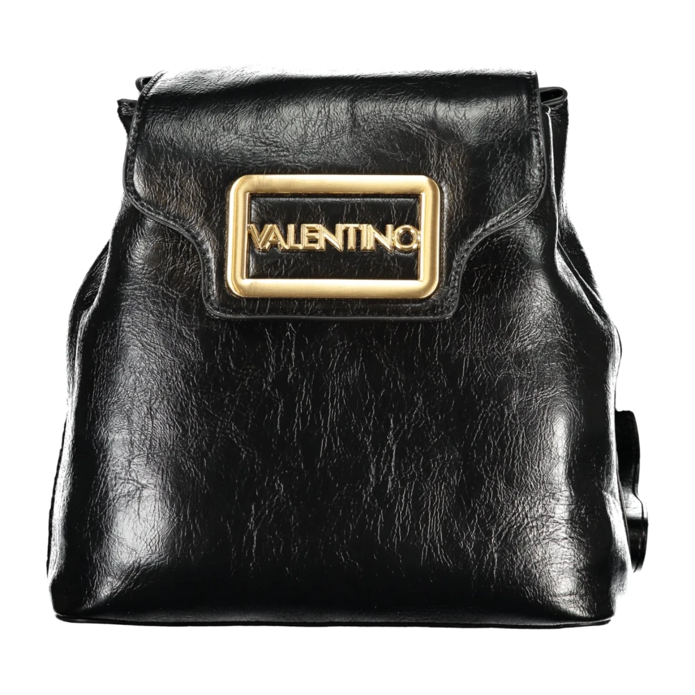 Valentino by Mario Valentino Zwarte Rugzak met Verstelbare Banden Black Dames