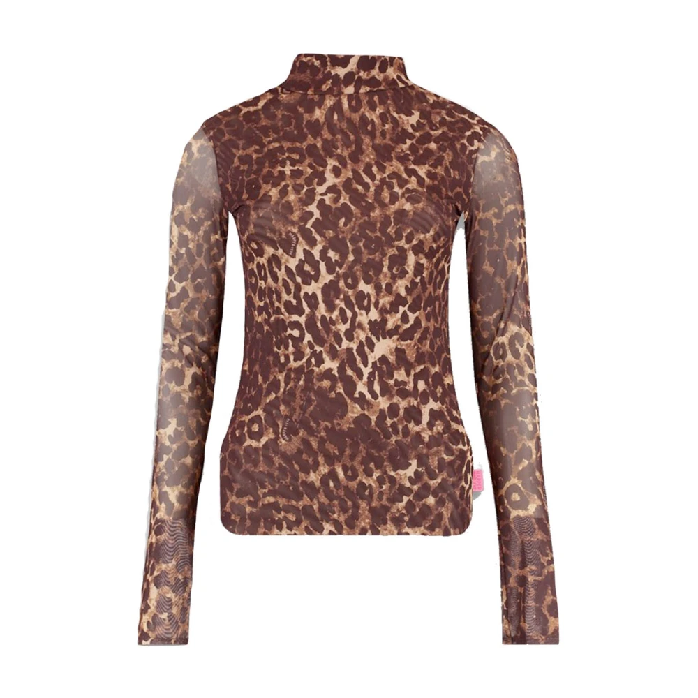 Harper & Yve Lange Mouw Top Jane-Ls Brown Dames