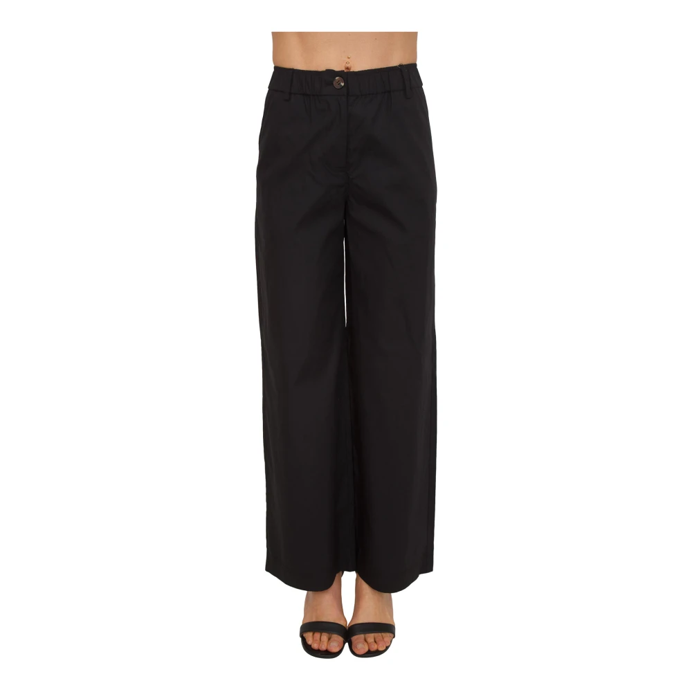 Nenette Donna Nero - Pantalone - Trousers - Xs