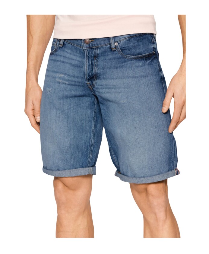 short-en-jean-bleu