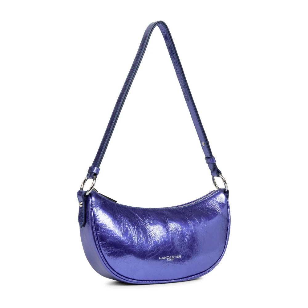 Lancaster Fashion FIrenze Rits Halve Maan Tas Blue Dames