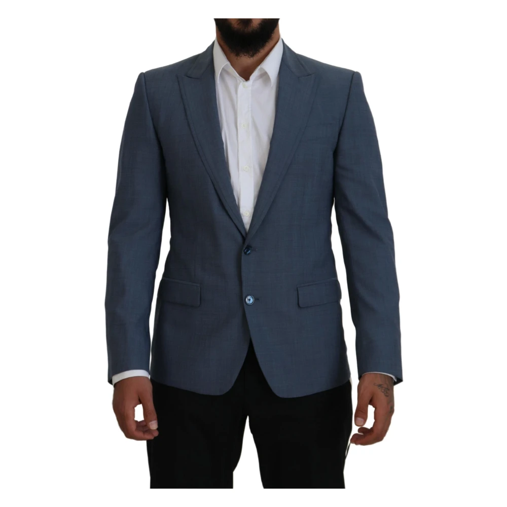 Dolce & Gabbana Men's Blue Elegant Single Breasted Sport Blazer - Blazers - S - Jackets