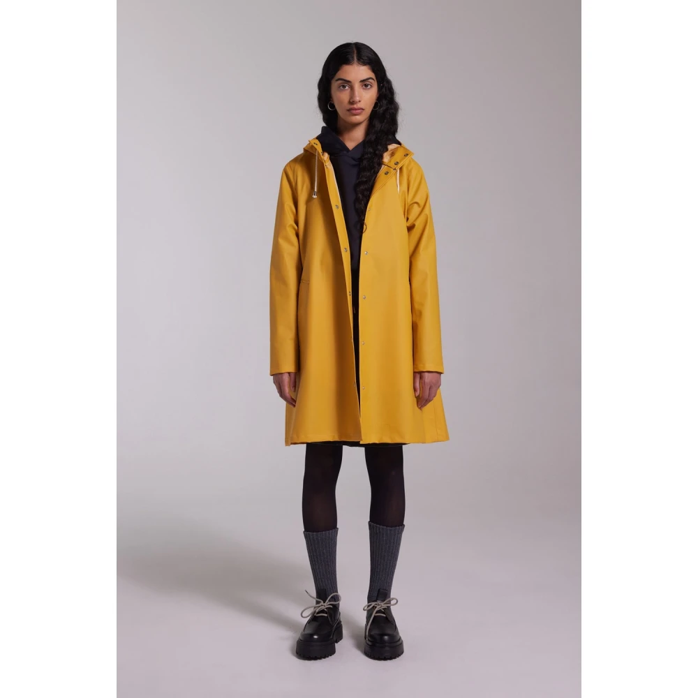 Stutterheim A-lijn Waterdichte Regenjas voor Vrouwen Yellow Dames