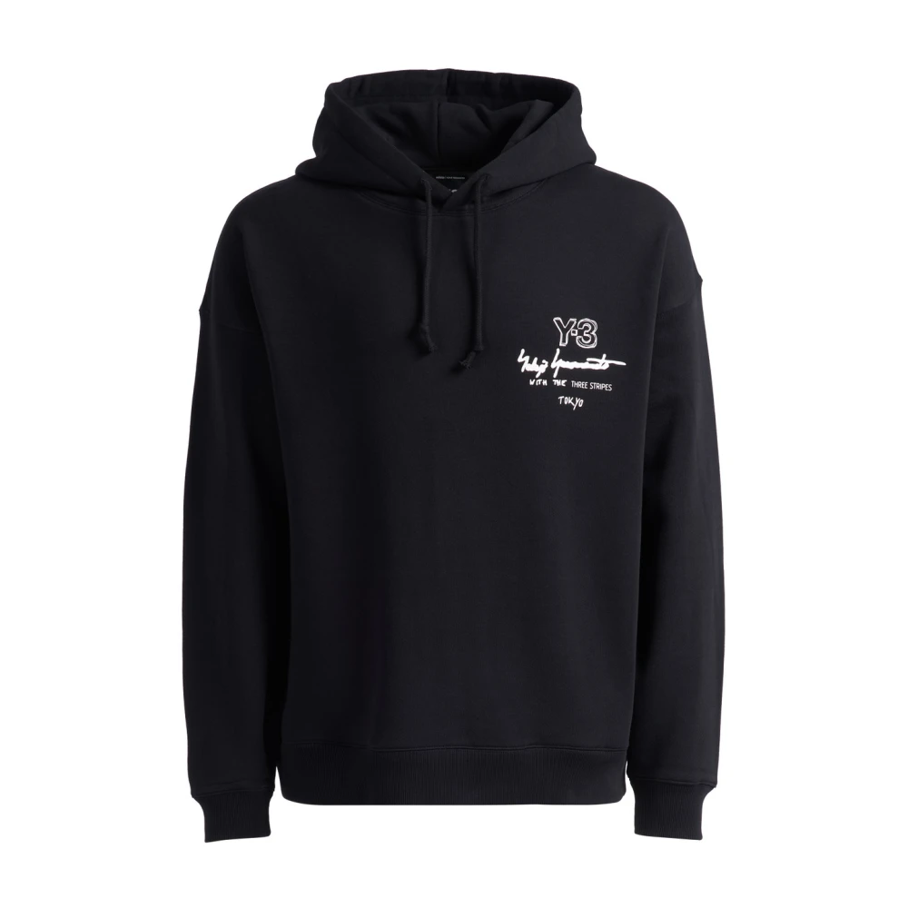 Y-3 Men's Black M Merch Hoodie