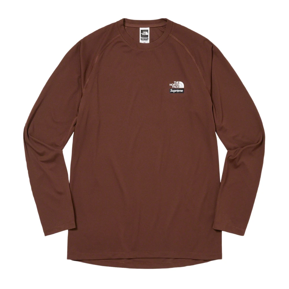 Supreme Beperkte oplage Base Layer Top Bruin Brown Heren