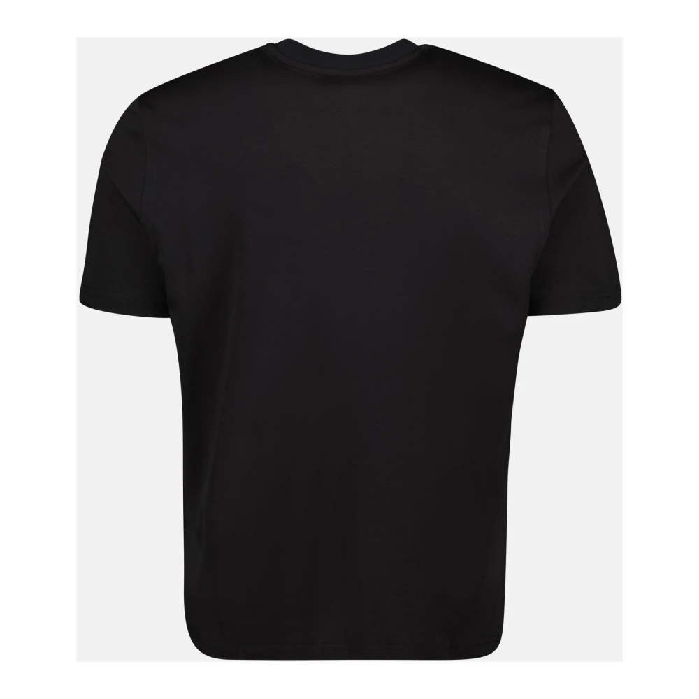 Diesel Zwarte Katoenen T-shirt Herfst-Winter 2024 Black Heren