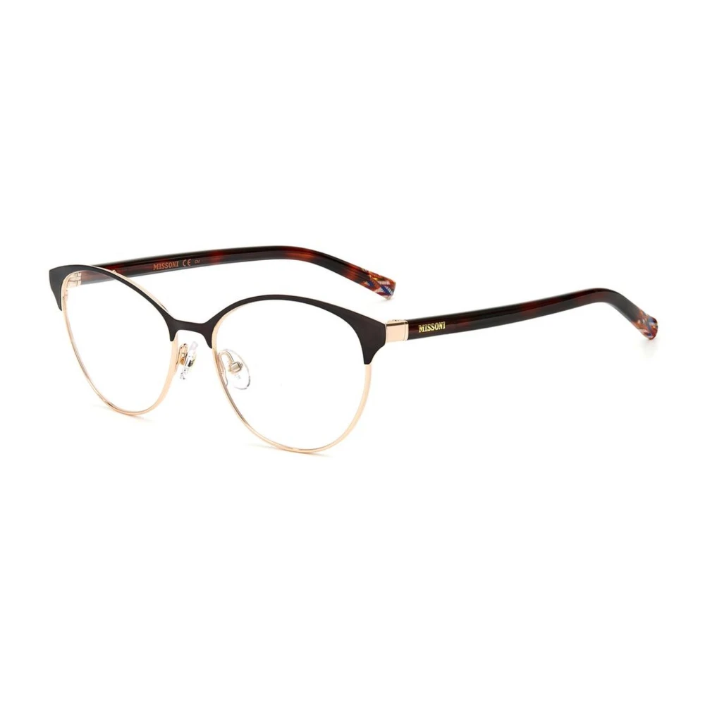 Missoni Women's Brown Glasses, One Size, Metal Frame Watch