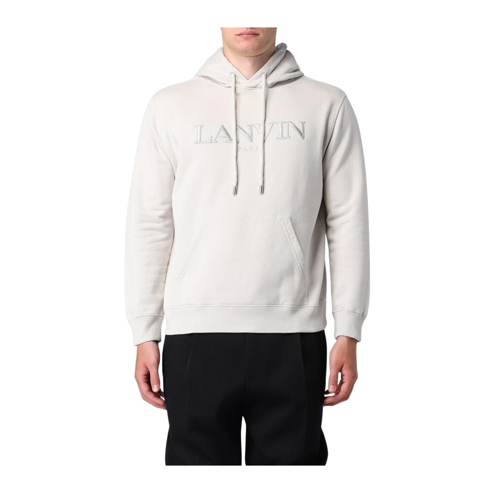 【関税&送料込】Lanvin Sweatshirt With Logo Lanvin Curb Lace Hoodie | Lanvin