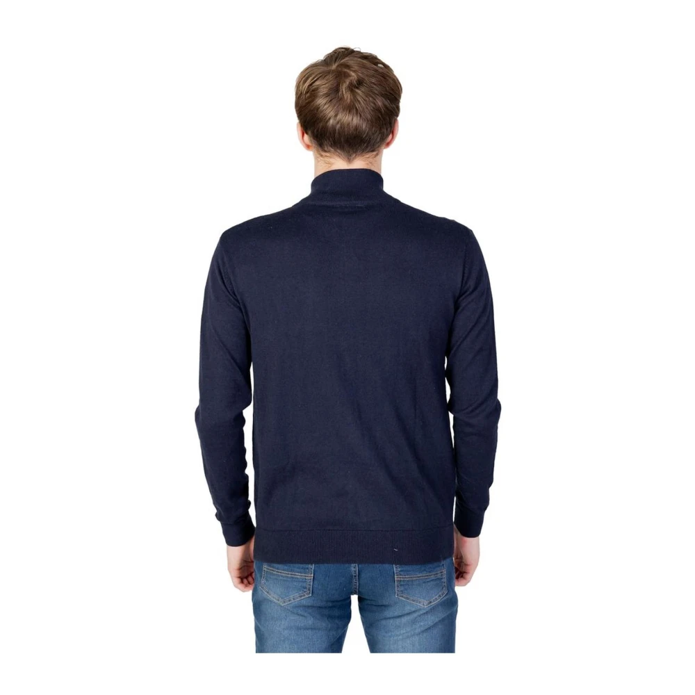 U.s. Polo Assn. Blauw Katoenen Jersey T-Shirt Blue Heren