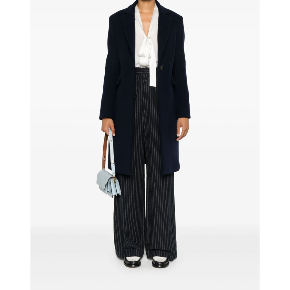 pinko Blauwe Winterjassen Blue Dames