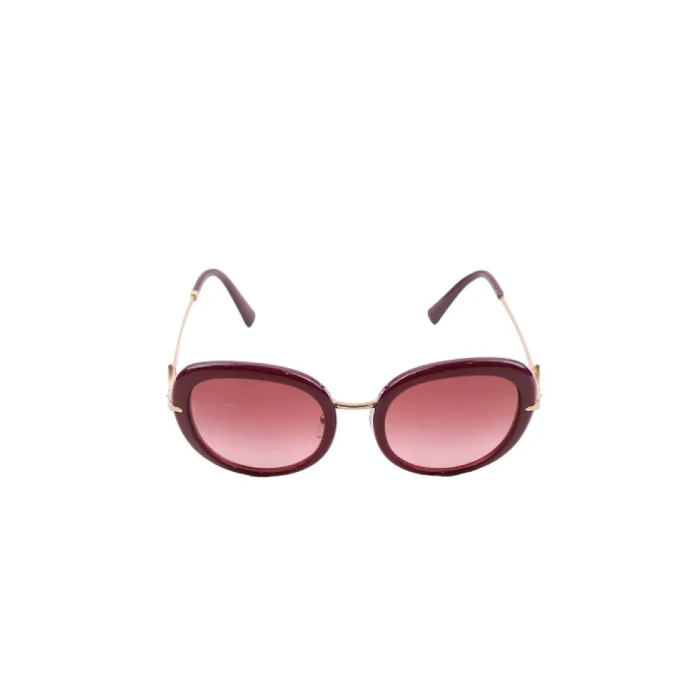 Bvlgari Vintage Pre-owned Plastic sunglasses Purple Dames