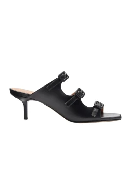 Mules med fyrkantig design