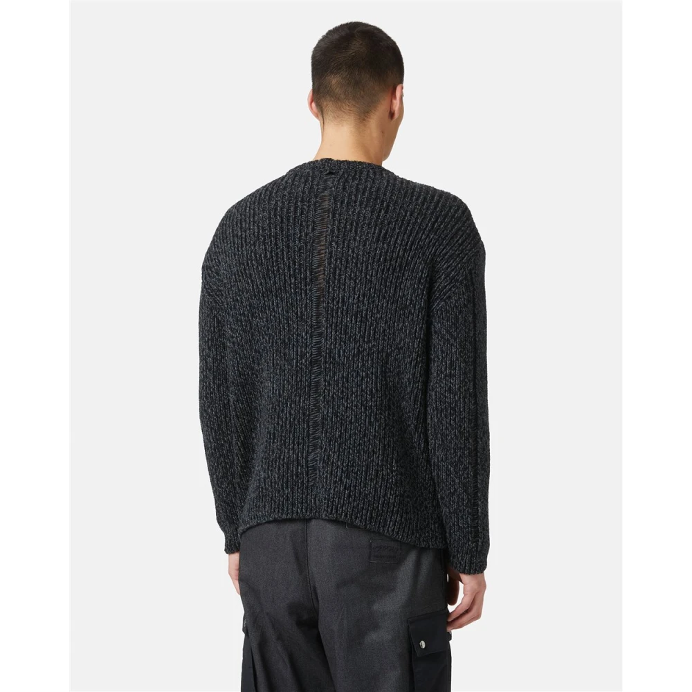 Iceberg Grijze wollen trui Black Heren
