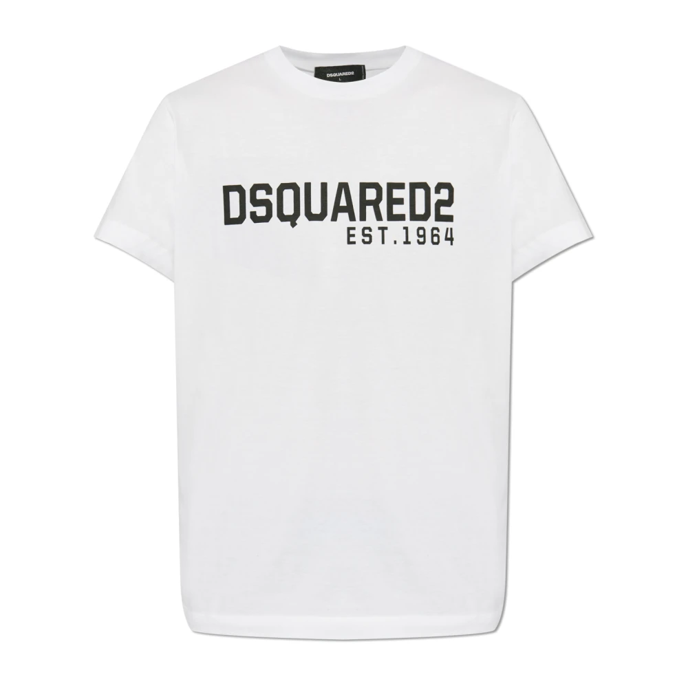 Dsquared2 T-shirt met print White Heren