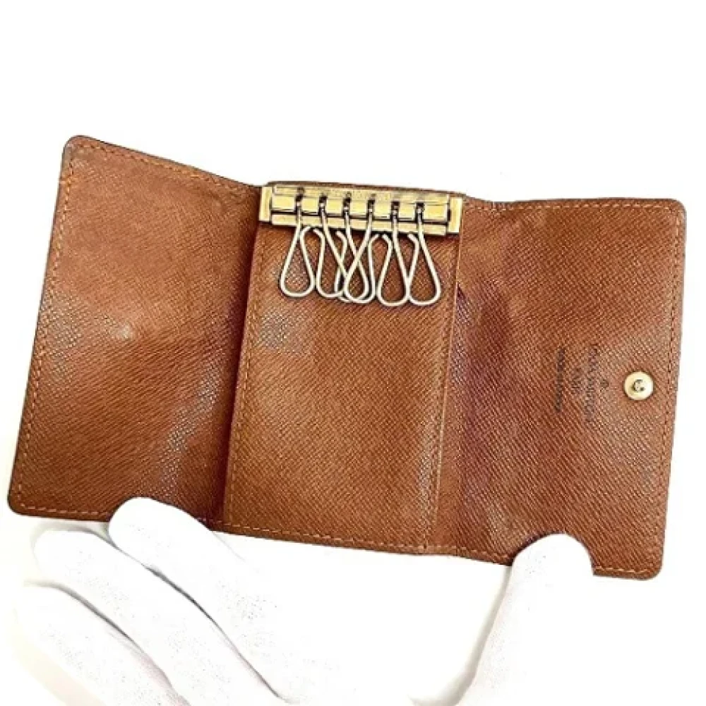 Louis Vuitton Vintage Pre-owned Canvas key-holders Brown Dames