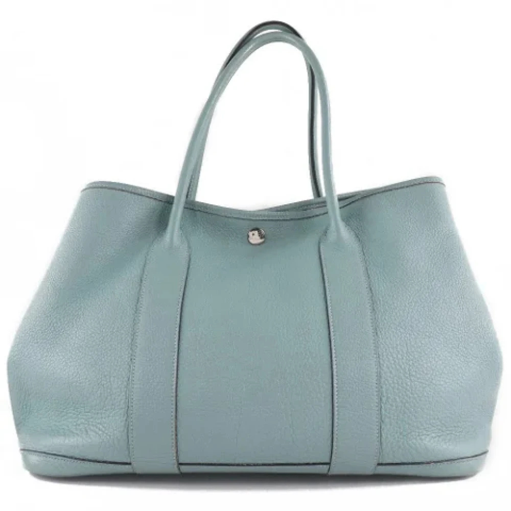 Hermès Vintage Pre-owned Fabric totes Blue Dames