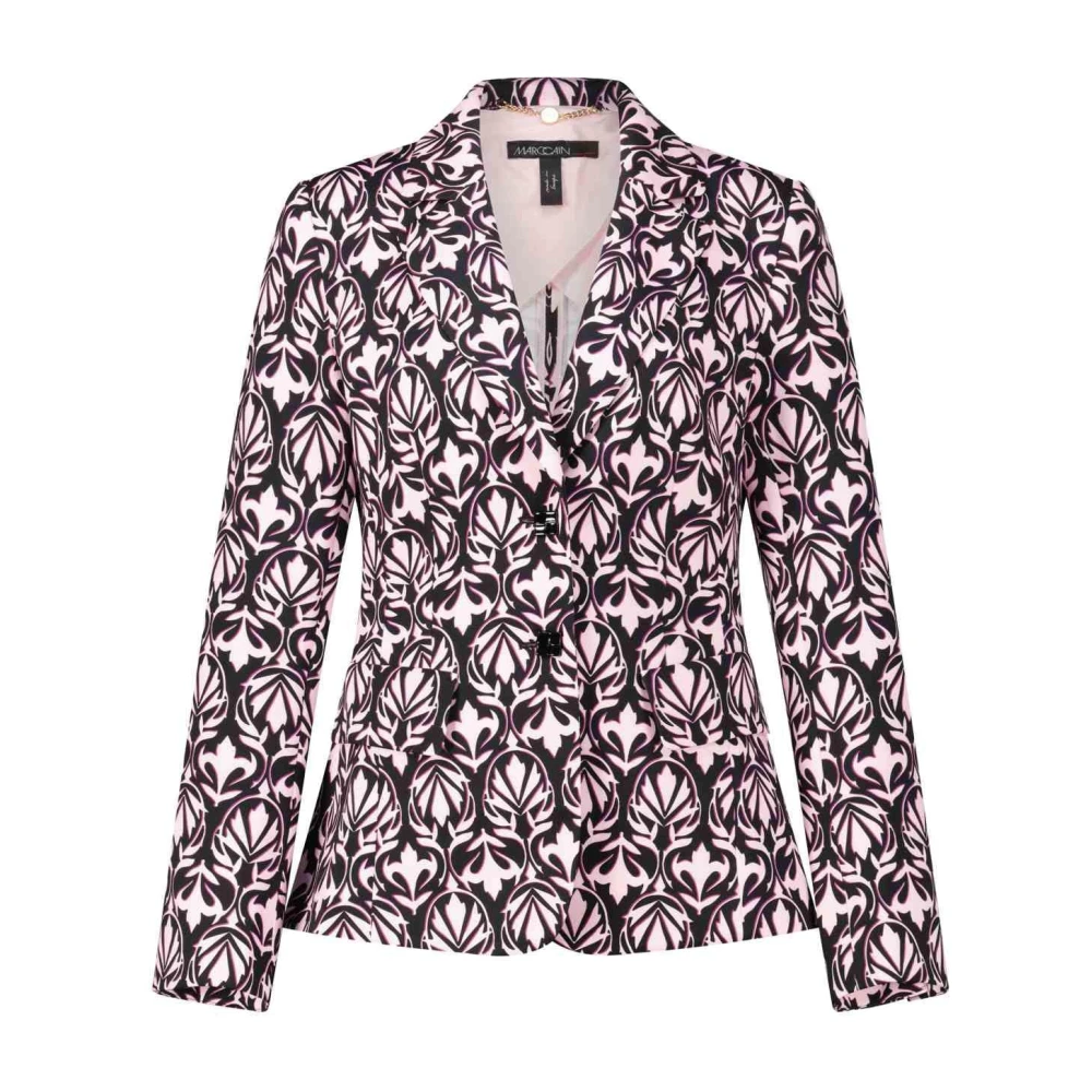 Marc Cain Blazer met ornamentpatroon Multicolor Dames