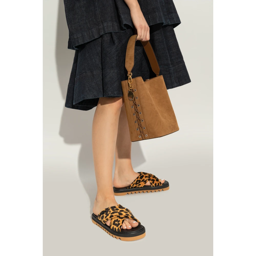 Stella Mccartney Tas `Frayme` Brown Dames