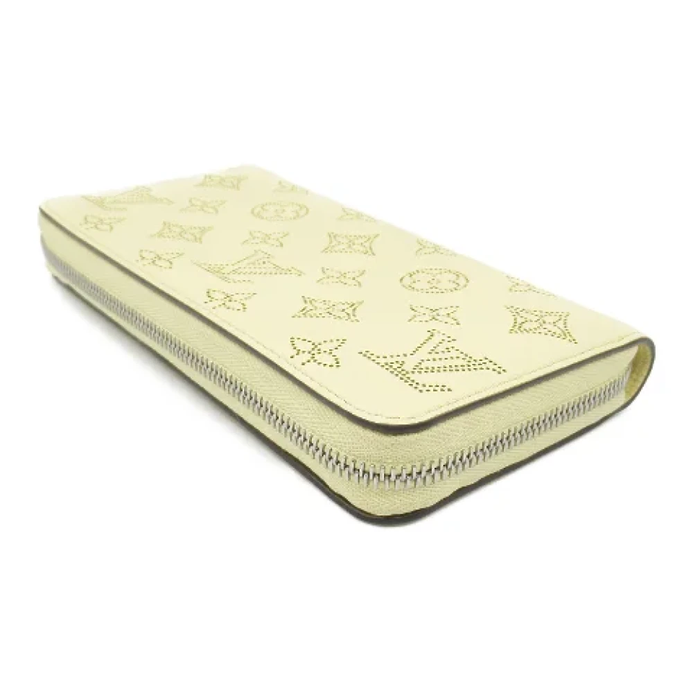 Louis Vuitton Vintage Pre-owned Leather wallets Yellow Dames