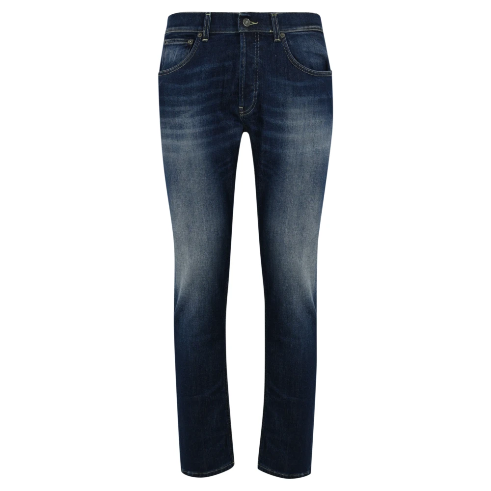 Dondup Blauwe Slim Fit Broek Blue Heren