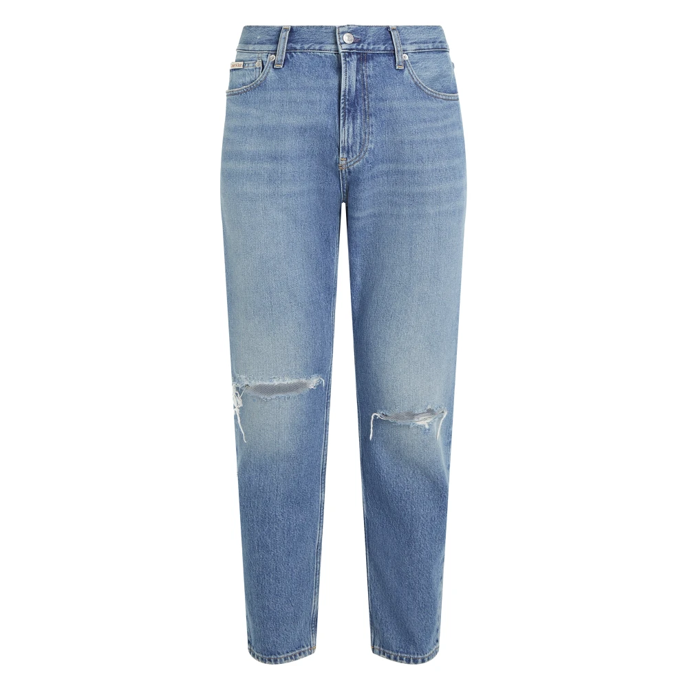 Calvin Klein Men's Blue Slim Fit Jeans, W31, Relaxed Fit High Waist Jeans