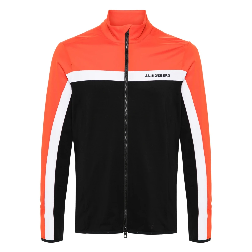 J.LINDEBERG Casual Zwart Polyester Mid Layer Black Heren