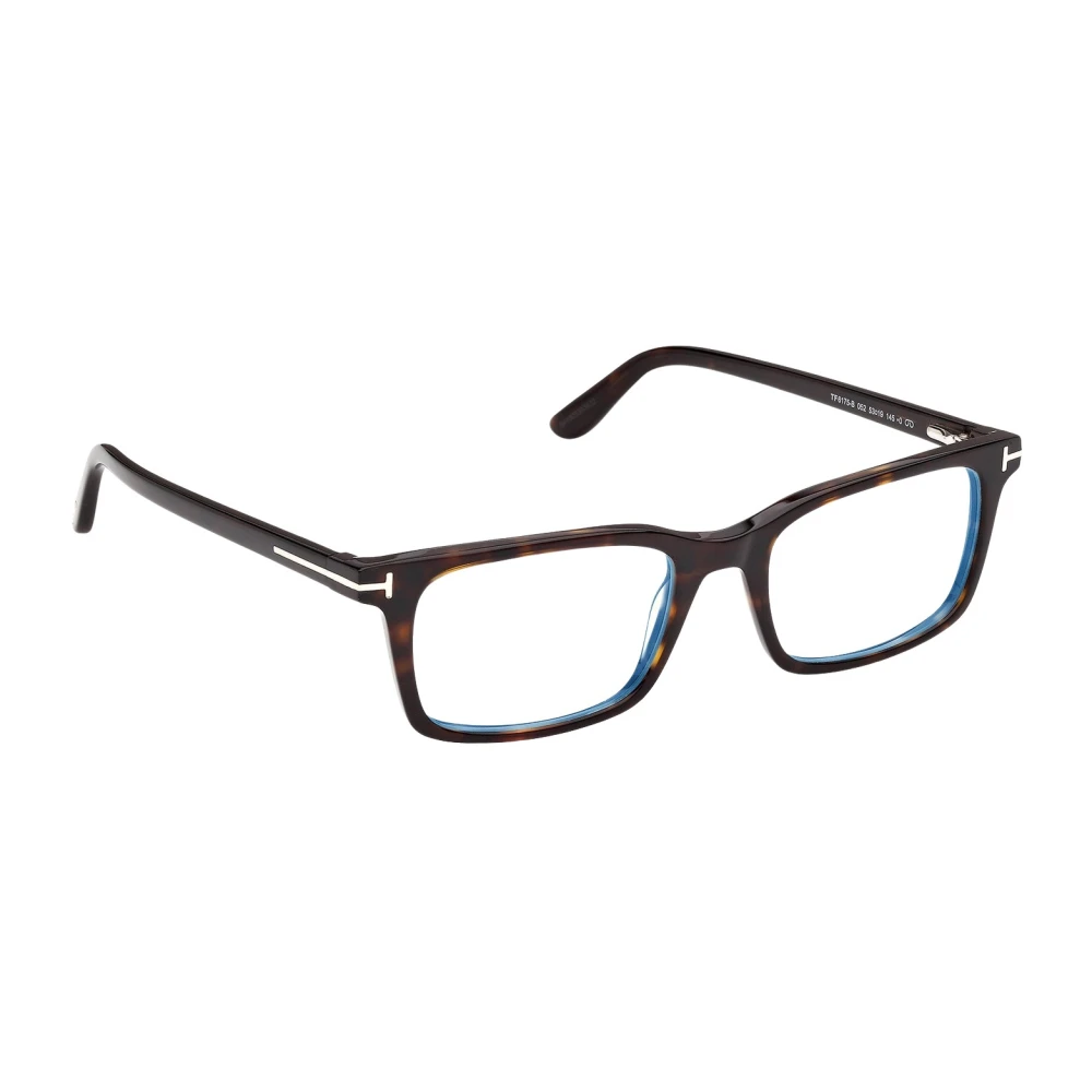 Tom Ford Brown Clip-On Eyeglasses - Male - Glasses - 53 Mm - Accessories