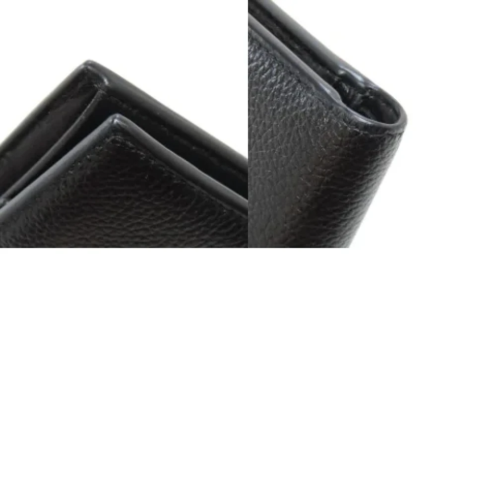 Balenciaga Vintage Pre-owned Leather wallets Black Dames
