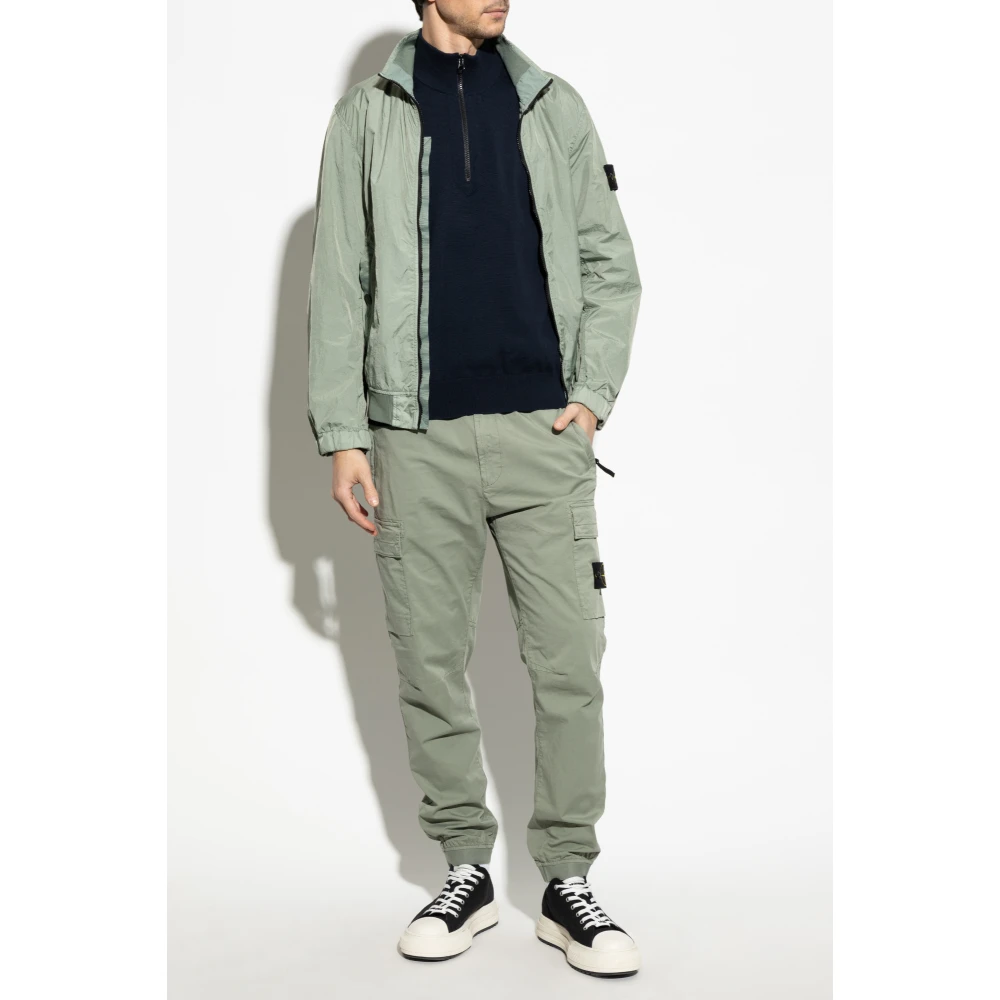 Stone Island Trui met logo Blue Heren