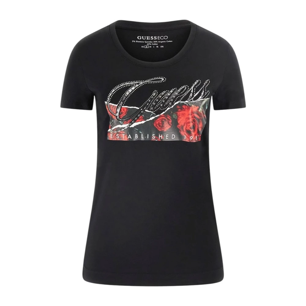 Guess - Tops > T-Shirts - Black - Guess - Modalova