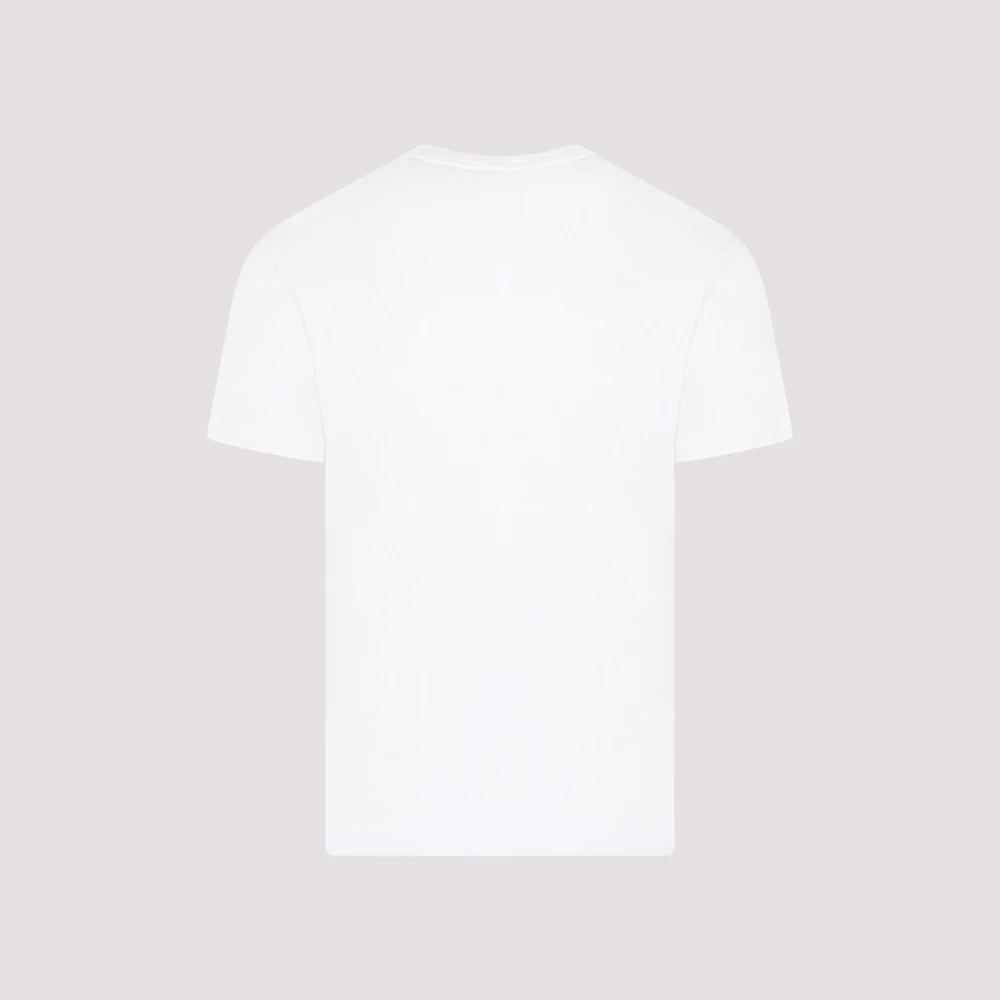 Stone Island Wit Katoenen T-Shirt Klassieke Stijl White Heren