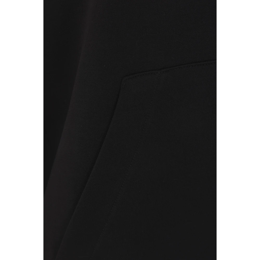 Max Mara Zwarte hoodie trui met logo borduurwerk Black Dames