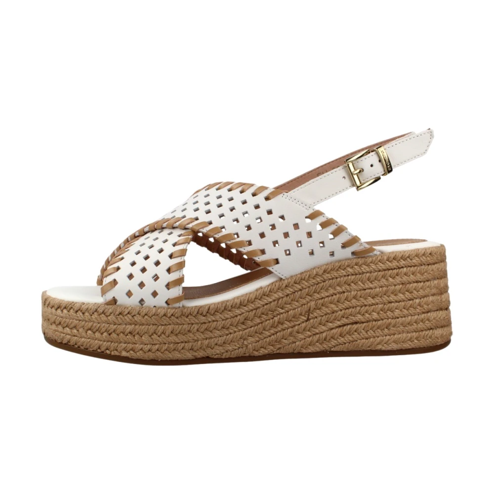 Stonefly Vrouw Wit Schoenen Dames, 39 Eu, Leer, Ivory 2 Wedge Sandal