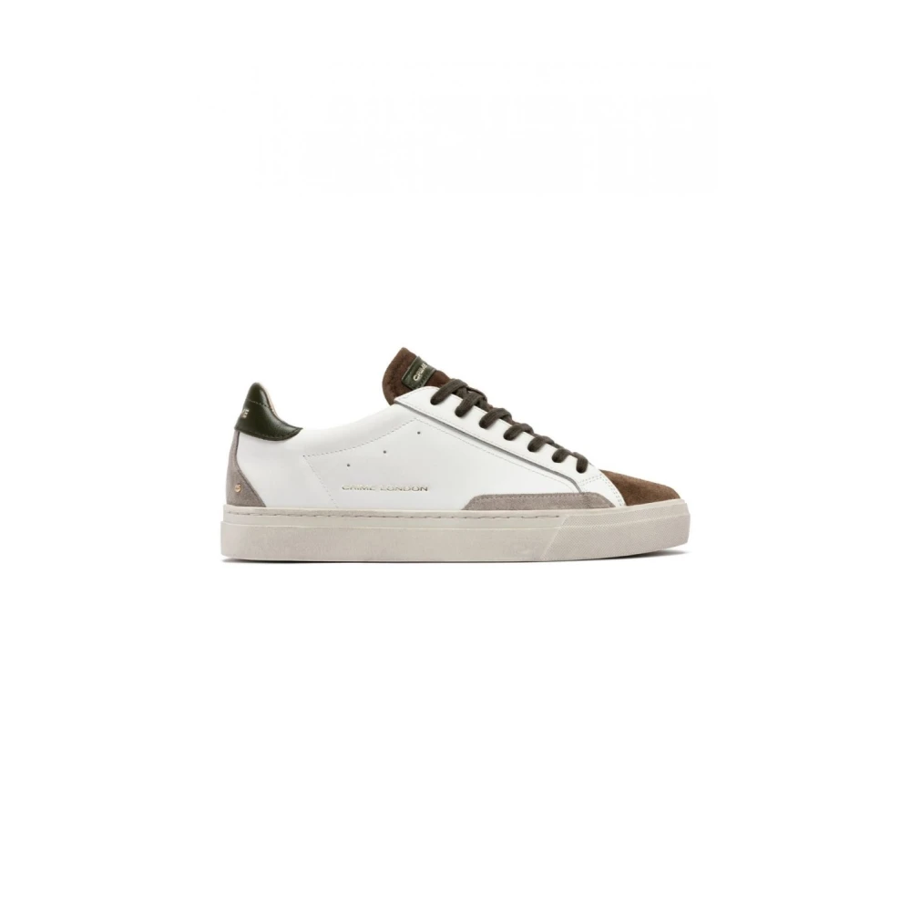 Crime London Uomo Bianco Scarpe, 43 Eu, New,