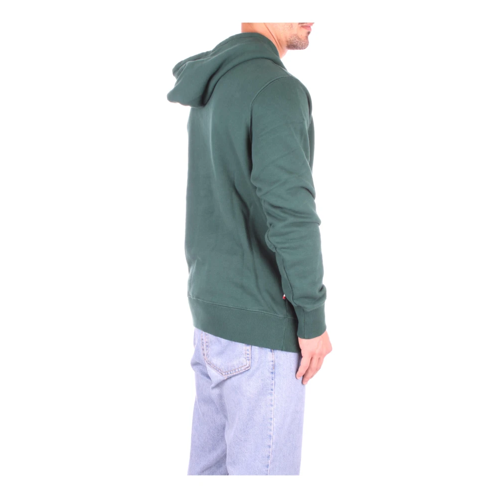 Saint Barth Groene trui met capuchon en voorlogo Green Heren