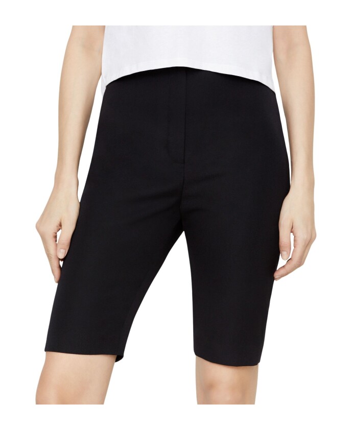 black-wool-cycling-shorts-high-waist