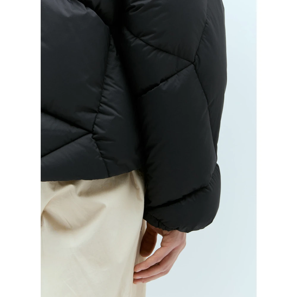 Moncler Grafisch Gewatteerd Donsjack Black Heren